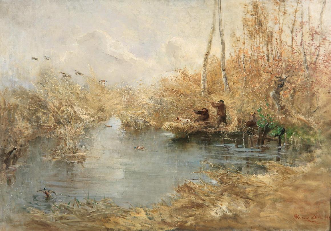 Hunters in Zelata - 1904