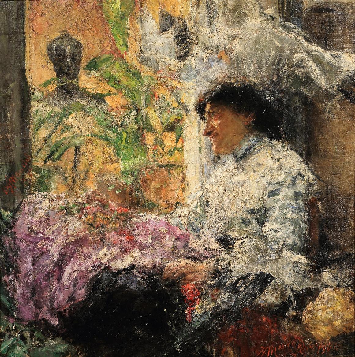 At the window - 1906