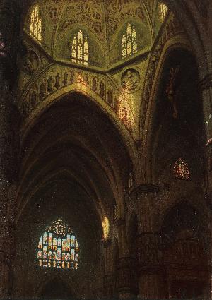 Interior of the Duomo, Milan 1897