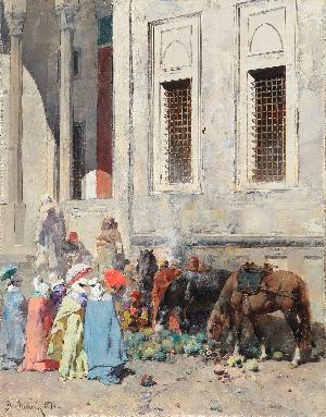 Al mercato - 1872