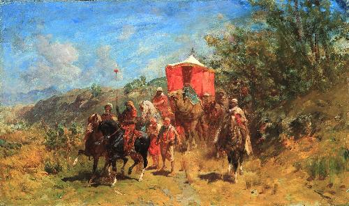Caravan of Arabs - 1867
